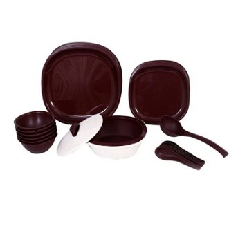 Signoraware Double Wall Square Dinner Set