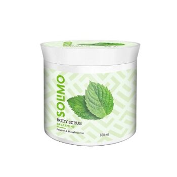 Amazon Brand - Solimo Body Scrub, Spearmint, 300gms