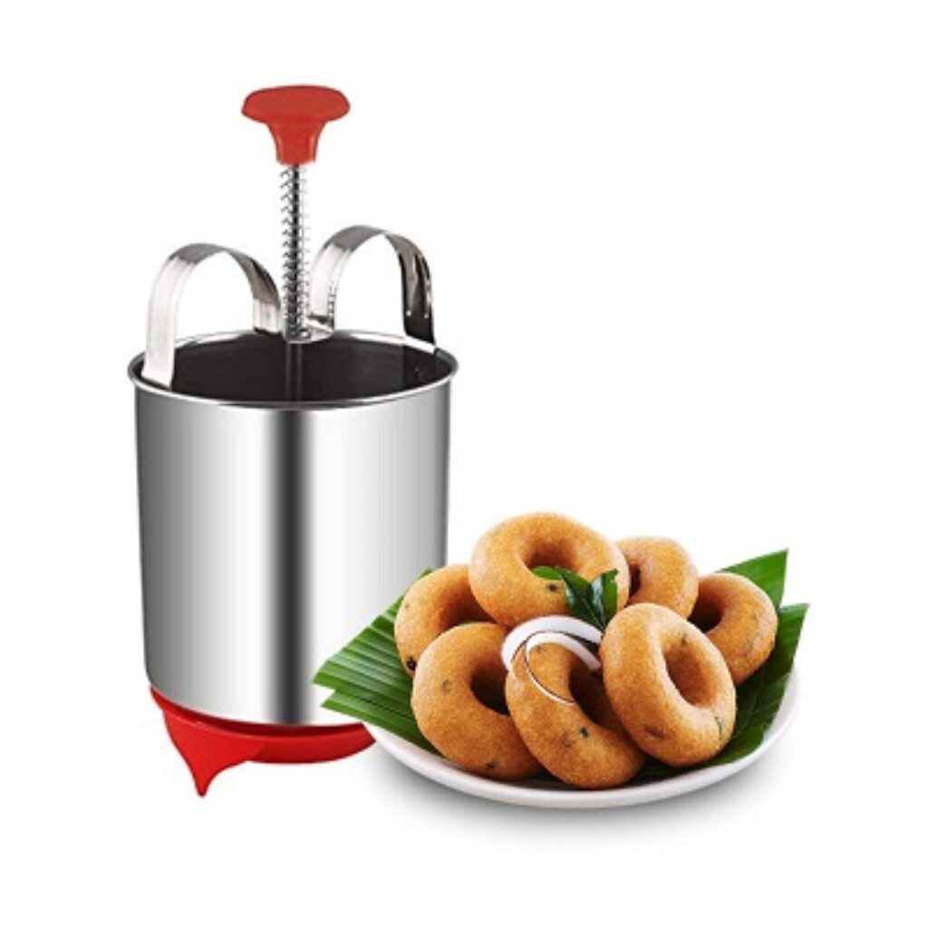 Suzec Vada Maker Stainless Steel for Kitchen | Medu Vada Maker