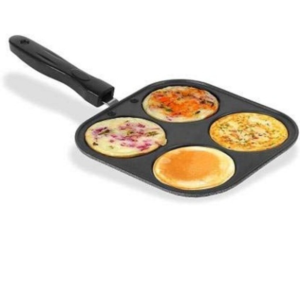 Black Olive Non Stick Grill Mini Uttapam Tawa