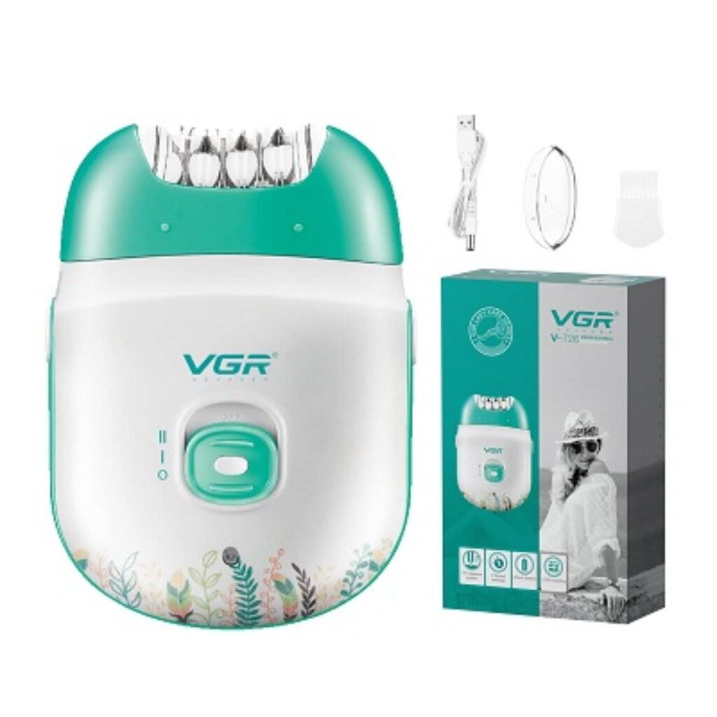 VGR V-726 Compact Professional Cordless Women Epilator