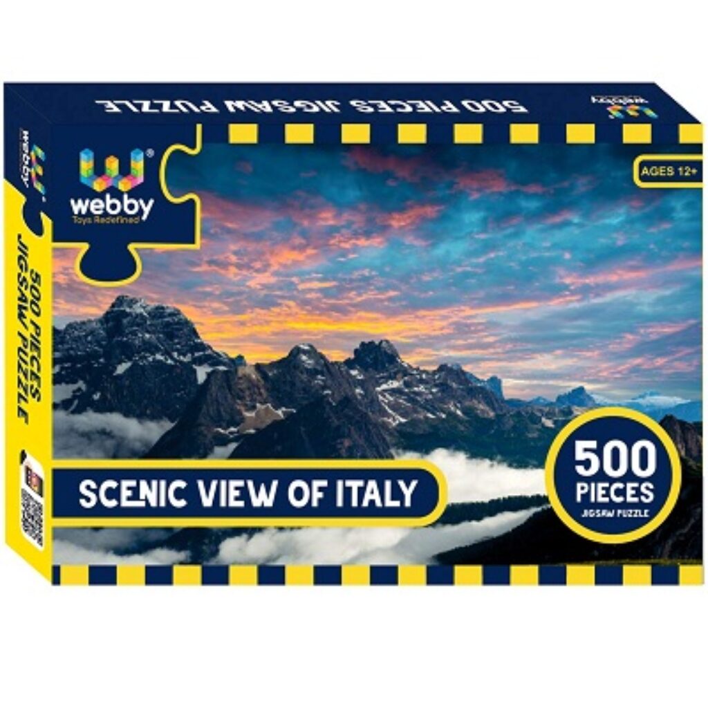 Webby Scenic View of Italy Jigsaw Puzzle, 500 Pieces