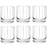 Pasabahce Leia Whisky/Juice Glass Tumbler 265 ml 6 Pcs Set, Transparent