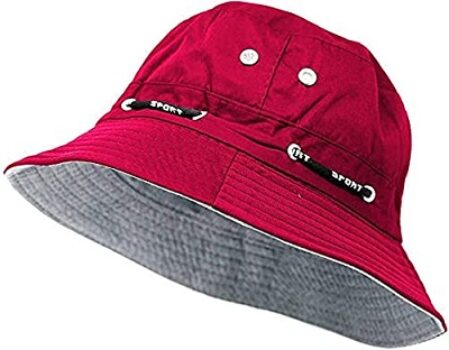 Zeki Solid Unisex Bucket Hat Sport Round Brim