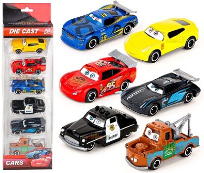 zest 4 toyz Pull Back Metal Car Toys for Kids Mini Car Vehicles Combo Set