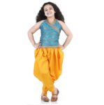 Adiva® Girls Top and Patiala Set