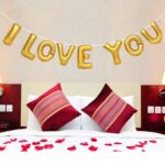 AMFIN (17 Inch) Alphabet Letter I Love You Foil Balloon - Golden