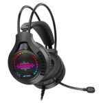 Ant Esports H650 HD RGB LED Wired Gaming On Ear Headset for PC/ PS5 / PS4 / Xbox One/Nintendo Switch