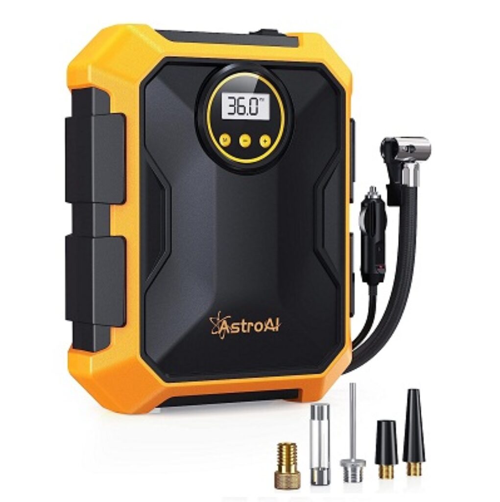 AstroAI Car Tyre Inflator, Portable Digital Air Compressor