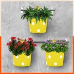 Bathla Patio RUI Hanging Metal Pot Holders / Planters for Balcony