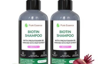 Pure Essence Biotin Shampoo with Biotin Promote Healthy Hair Growth & Strength - 250ml (Pack of 2)