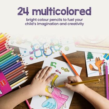 Cello ColourUp Colour Pencil Set | Pack of 24 Colour Pencils