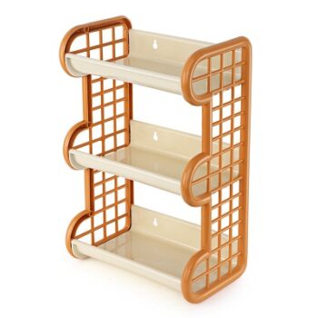 Cello Tokyo Plastic Storage Shelf, Ivory Yellow