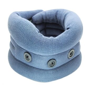 Adjustable Cervical Soft Collar (Gray)- With Chin Support- Large