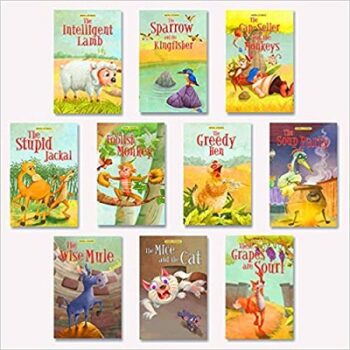 Moral Story Books for Kids (Pack of 10 Books) | 160 Total Pages