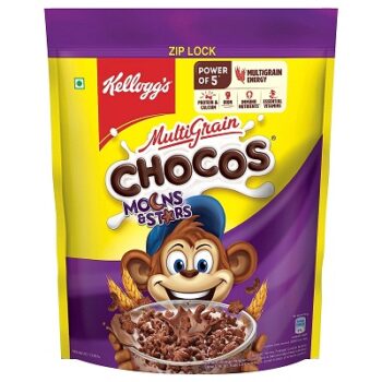 Kellogg's Chocos Moons & Stars 1.2kg with Multi Grain | High in Calcium & Protein