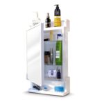 CIPLAPLAST Rich Look Bathroom Cabinet with Mirror White