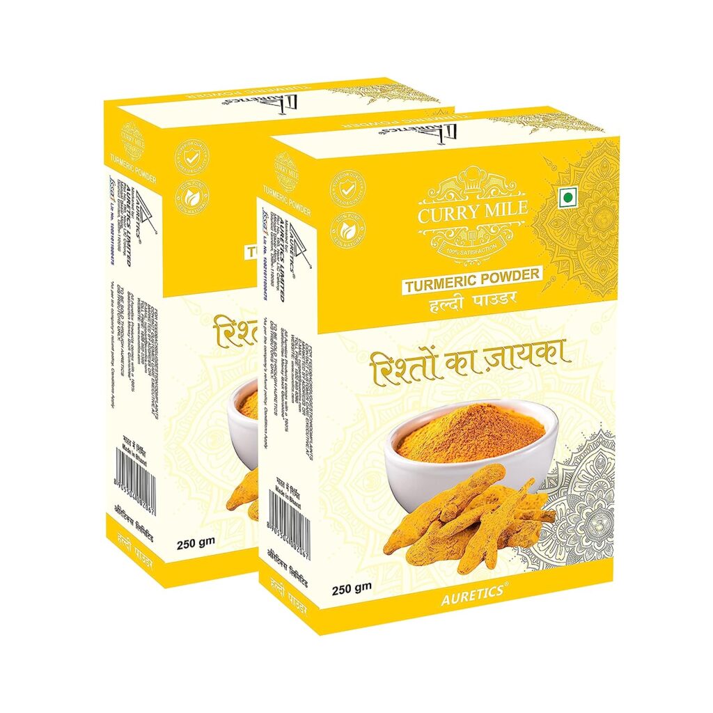 Curry Mile Turmeric Powder | Natural and Fresh Haldi Powder