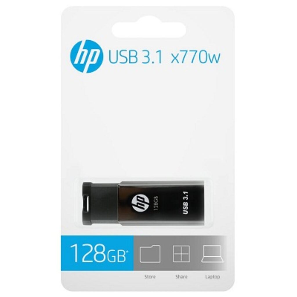 HP x770w 128GB USB 3.1 Pen Drive - Dark Grey