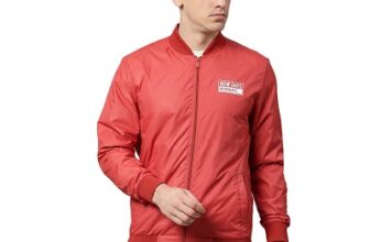 Dennis Lingo Men’s Solid Long-Sleeve Regular Fit Shell Jacket - Waterproof, Lightweight, Casual Winterwear for Men