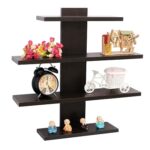 Ebee Engineered Wood Lifestyle Wall Shelf/Bookshelf/Display Rack, 4 Shelves (Model: 4 Shelf ws)