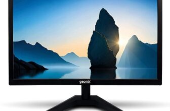 GEONIX PC Monitor (47 cm/18.5 Inch), VGA & HDMI, LED Display, 3 Years Warranty