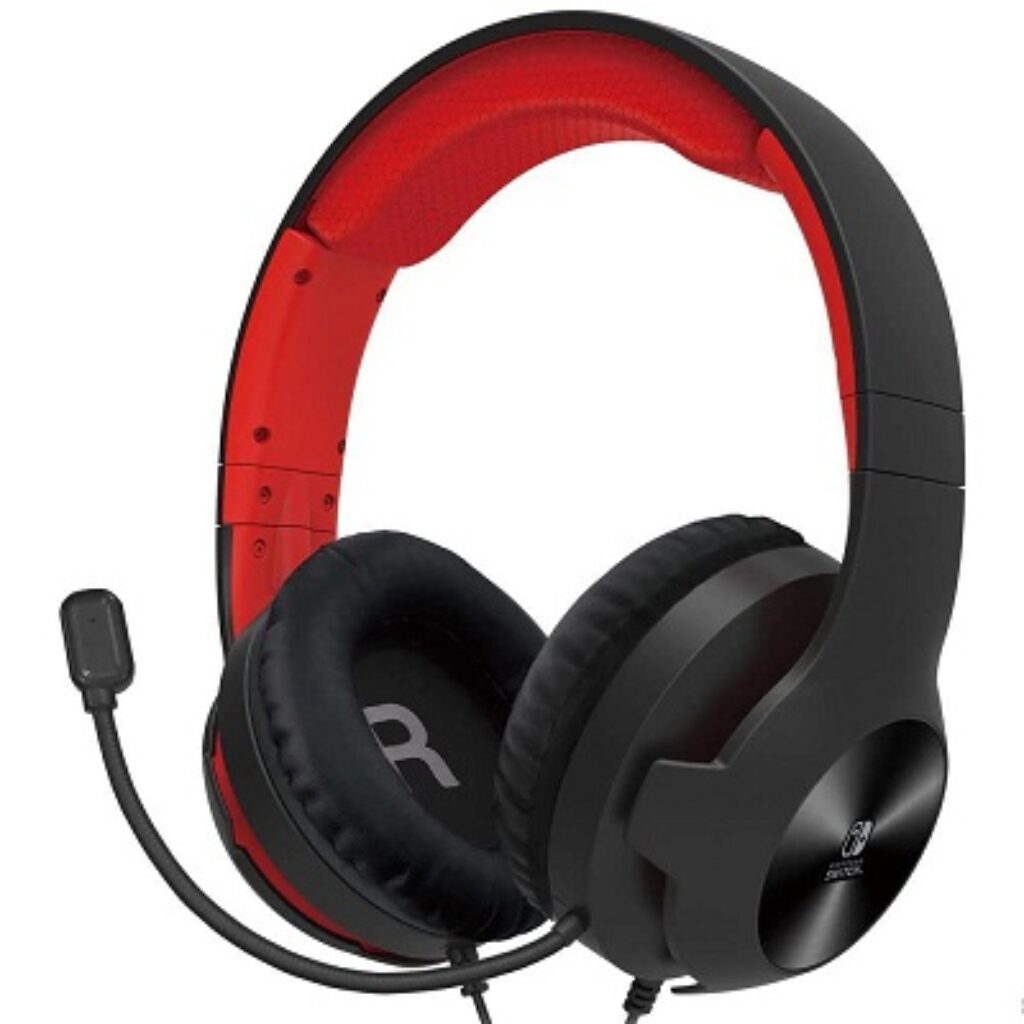 Hori Gaming Headset Standard Red For Nintendo Switch