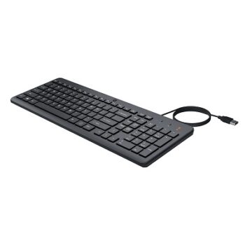 HP 150 Wired Keyboard, Quick, Comfy and Ergonomically Design