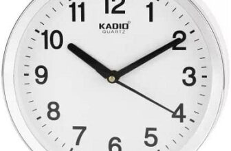 Kadio Analog 20 cm X 20 cm Wall Clock