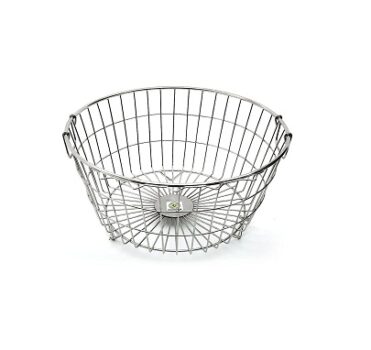 Kcl Coconut Stainless Steel Round Utensil Draining Basket