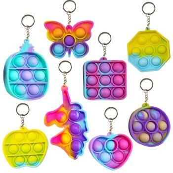 Party Propz Pop It Pop Keychain - Return Gifts for Birthday Party for Kids
