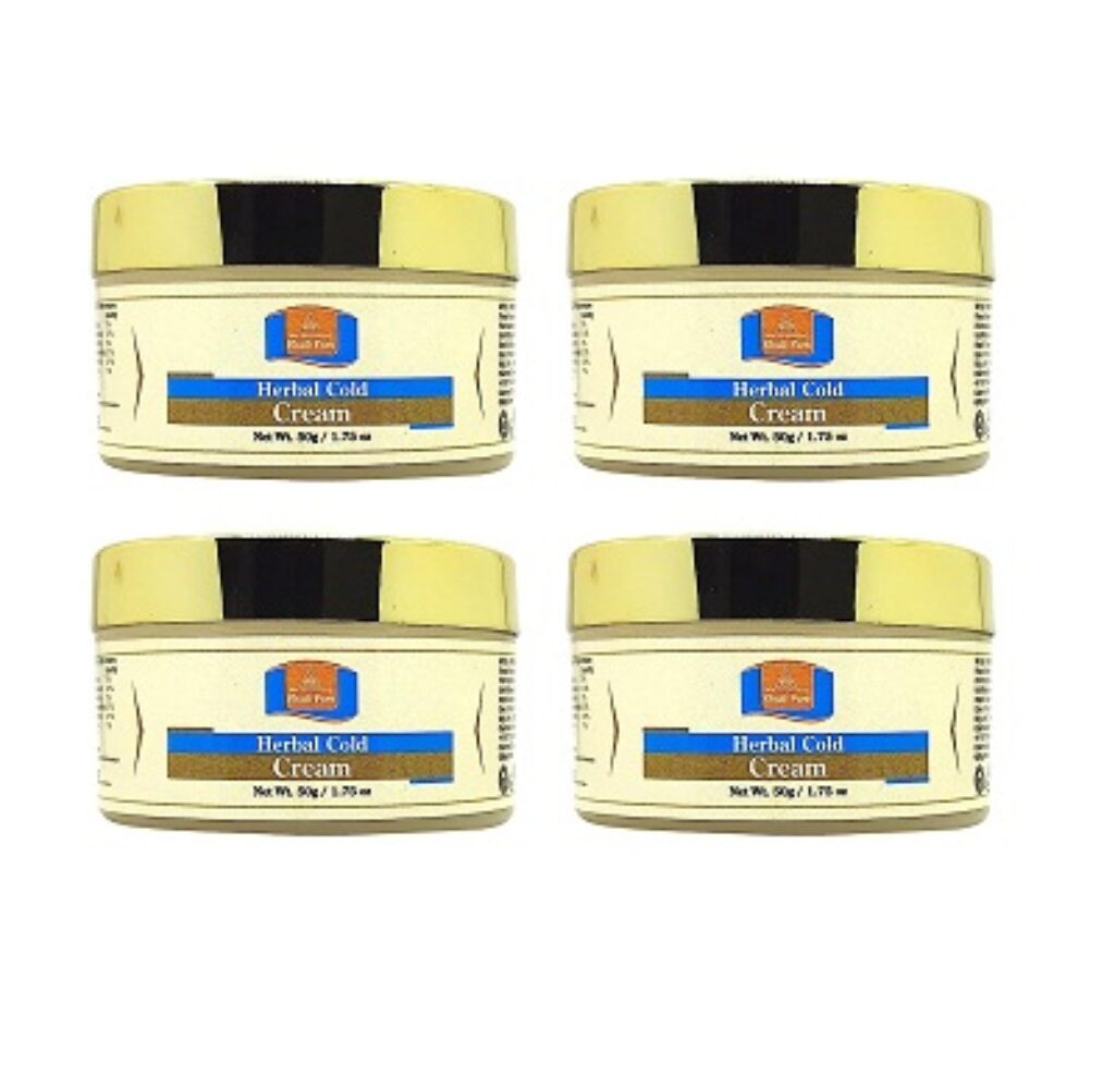 Khadi Pure Herbal Cold Cream, 50 g (Pack of 4)