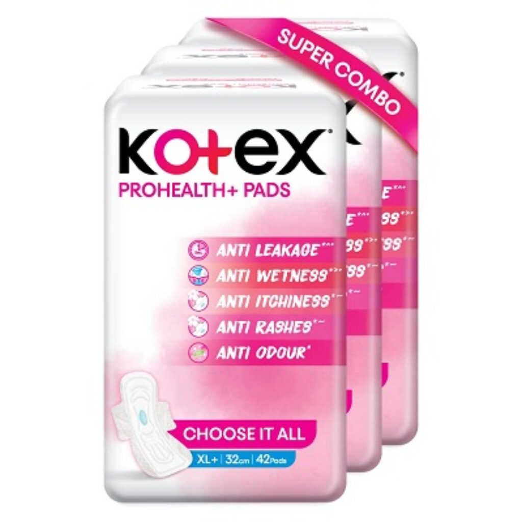 Kotex ProHealth+ Ultra thin Sanitary Pads for Women