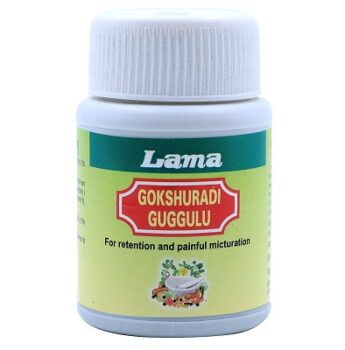 LAMA Gokshuradi Guggulu 80 Tablets - Supports Healthy Prostate