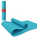 Lifelong LLYM93 Yoga mat for Women & Men EVA Material 4mm Sea Blue Anti Slip for Gym Workout