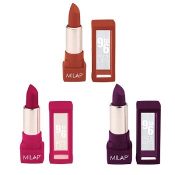 Milap 9to6 Stick Lipstick | Smudgeproof, Long lasting, Matte Lipstick for Intense Pigmentation