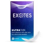 Mojocare Excites Ultra Thin Condoms - 10 Sheets | Ultra Thin for Natural Feel & Extra Comfort