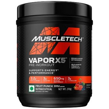 MuscleTech Vapor X5, Fruit Punch Blast, 270 g