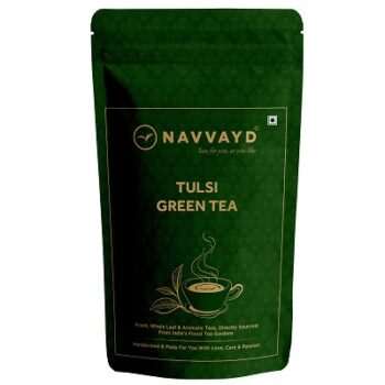 NAVVAYD Tulsi Green Tea, 15 Tea Bags