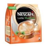 Nestle Nescafe Latte Hazelnut Premix Coffee, 20 X 24g, 480g