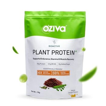 OZiva Organic Plant Protein Powder for Men & Women Vegan Protein Organic