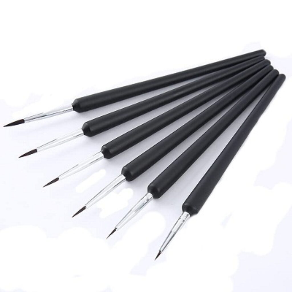 Sichumaria 6PCS Detailing Brush for Painting Sichumaria Detail Fine Tip