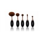 Profusion Cosmetics Deluxe Pro Brush Vault, Black, 6 Pieces