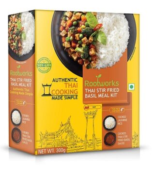Rootworks Thai Stir Fried Basil Meal Kit Pack of 1 (300 g)