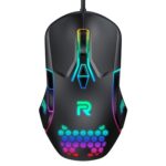 RUNMUS CW902 Wired Gaming Mouse with Ergonomic & Anti-Fatigue Design, 6 Buttons, Super Durable, 21 Million Clicks Lifetime, Comfortable Grip, Ultra...