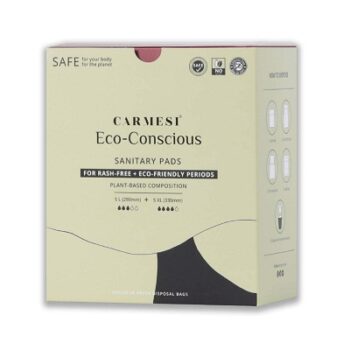 Carmesi Eco-Conscious Sanitary Pads - 5 Medium Flow (L)