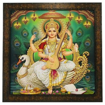 Indianara Goddess Saraswati Paintings