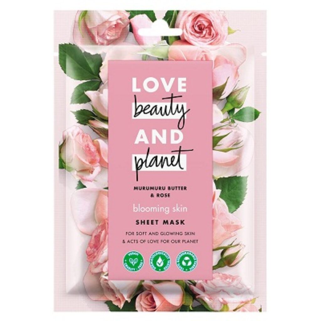 Love Beauty & Planet Murumuru Butter & Rose sheet mask