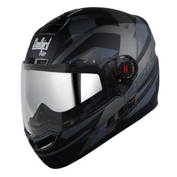 Steelbird SBA-1 R2K Double Visor Full Face Graphics Helmet