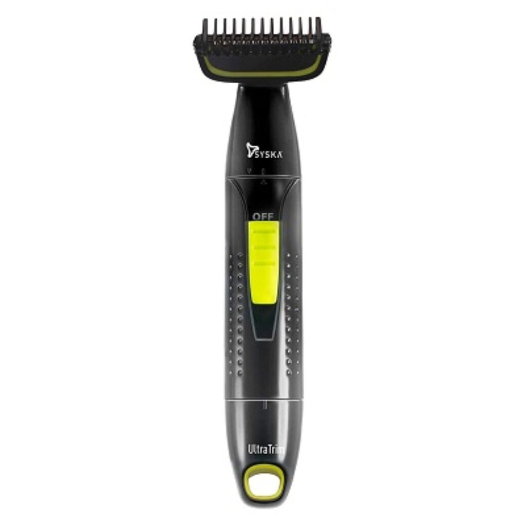 Syska BGT300 UltraTrim Body Groomer (Black Green)